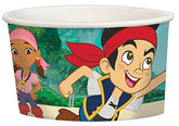 Jake and the Neverland Pirates Party Cups for Icecream Popcorn Treat -8 Piece, 8.5 Ounce